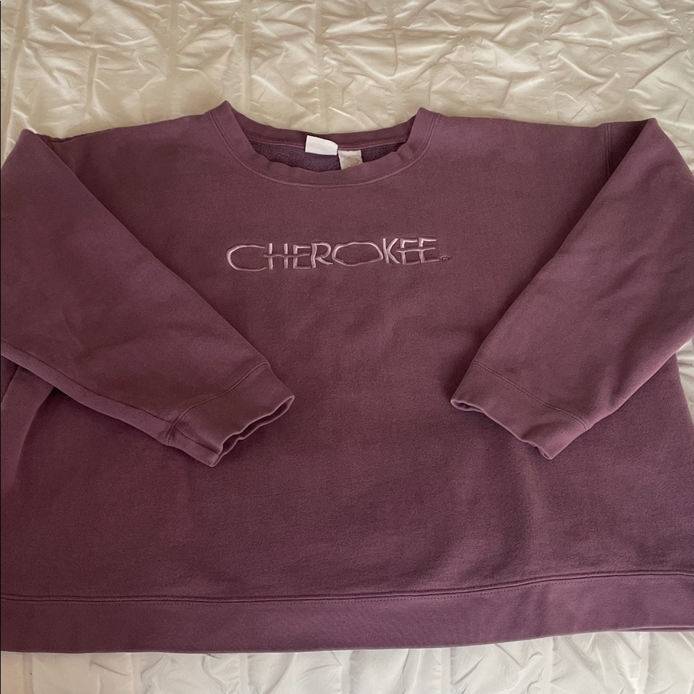 Vintage Cherokee purple sweatshirt
